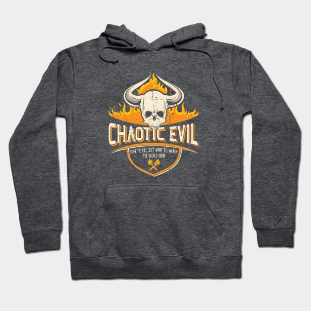 Chaotic Evil Alignment Hoodie by KennefRiggles